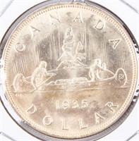 Coin 1935 Canadian Silver Dollar Brilliant Unc.