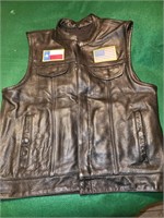 Street and Steel Leather Chapter Vest