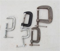 Assorted Small C Clamps