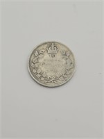 1918 Silver Canada 10 cent coin!