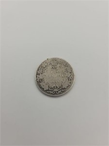 1918 Silver Canda 25 cent coin!