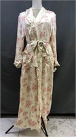 New Neiman Marcus Floral Robe Long Length