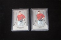 (2) 2010 Bowman Platinum Mik Trout Rookie Cards