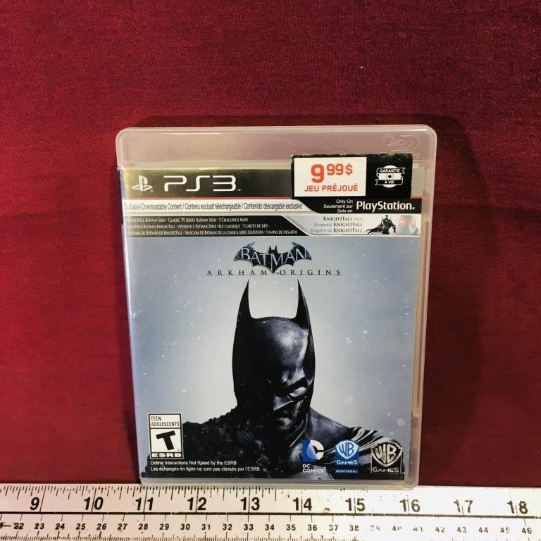 Batman Arkham Origins Playstation 3 Game