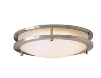 Hampton Bay Flaxmere LED Flush Mount Ceiling Light