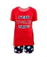 Way to Celebrate Star Spangled Family Sleep PJ SeT