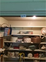 Entire contents of Sewing closet.  SEE ALL PICS