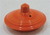Vintage Fiesta medium teapot lid, red