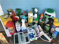 Lot of household and outdoor supplies