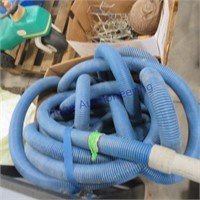 Blue vacuum hose