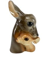 Mid Century Royal Copley Deer with Fawn Vase