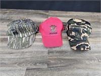 Lot of 3 Assorted Hats