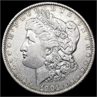 1901 Morgan Silver Dollar NEARLY UNCIRCULATED