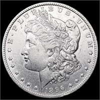 1896-O Morgan Silver Dollar NEARLY UNCIRCULATED