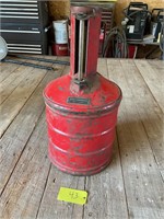 Antique auto shop, gasoline, measuring device