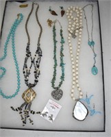 Southwest Jewelry. Stone Necklaces, Earrings, Pins