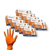 1000pc HandCare Orange Nitrile Gloves  8 Mil  XL