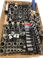 ASSORTED SOCKETS, UNIVERSAL JOINT SOCKETS, BOTH