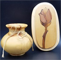 Various Wooden Décor Items (2)