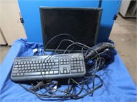 Microsoft Keyboard, Acer 16" Monitor, Cables
