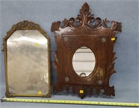 Antique Wooden & Tin Mirrors