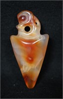 Agate Pig Dragon Neolithic Pendant Found in Northe