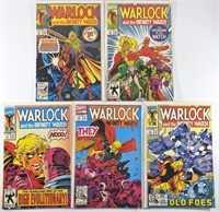 WARLOCK #1 thru #5 COMPLETE RUN