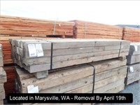 LOT, 4" X 6" RECLAIMED DOUG FIR LUMBER AT APPROX