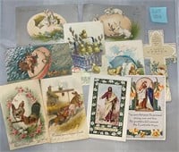 10 Easter Antique/Vintage Postcards Ephemera