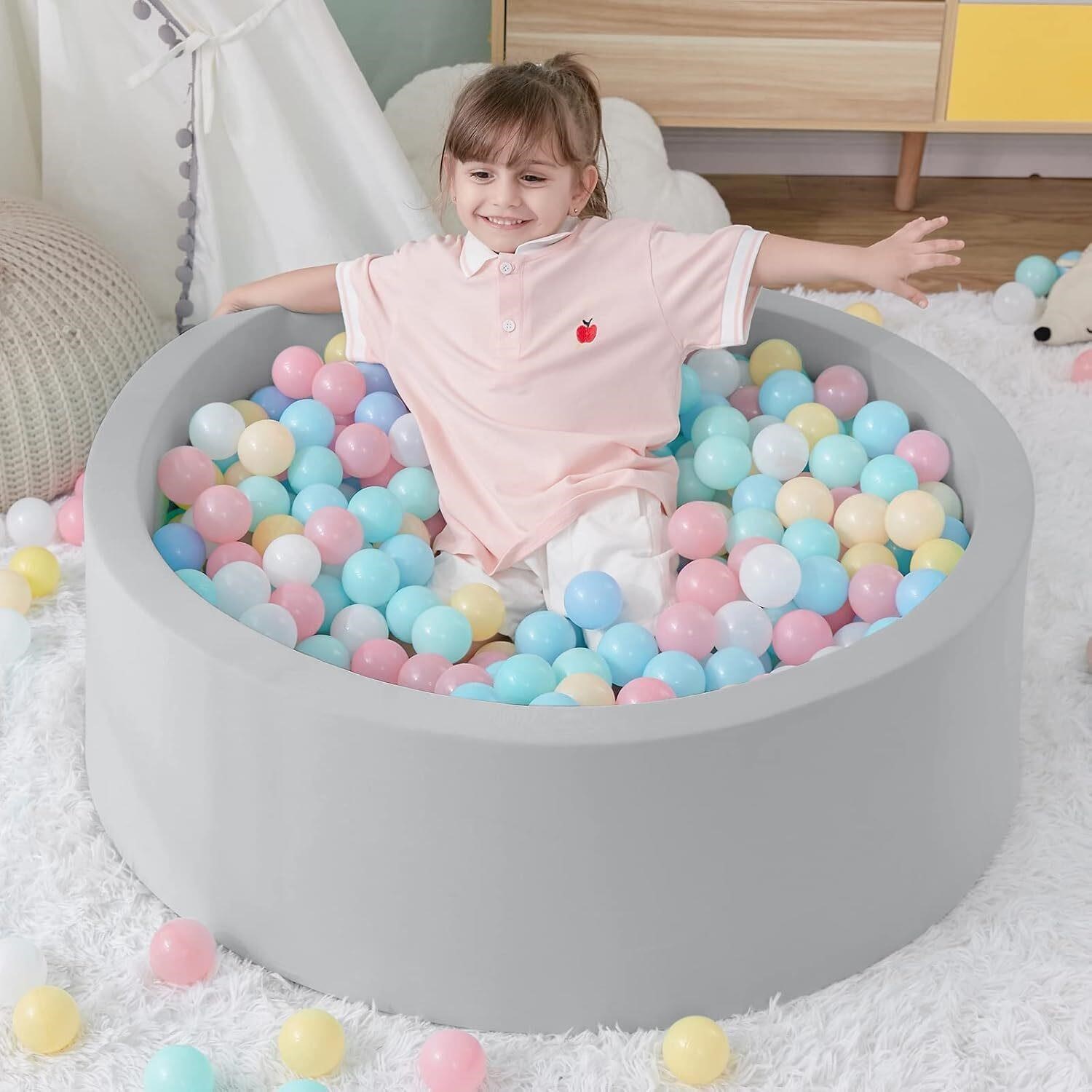 35.4x11.8 SHJADE Foam Ball Pit (Grey)