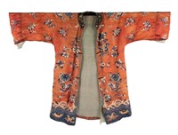 Red Chinese Qing Dynasty Woman's Robe