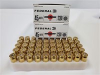 100 Rds. Federal 45 Auto Ammo