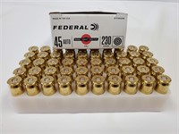 50 Rds. Federal 45 Auto Ammo