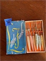 Set of Vintage Little Forks - from Miami in box