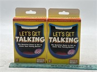 NEW Lot of 2- Let’s Get Talking The Question Card
