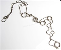 David Yurman Infinity Station Necklace with Pearls