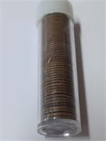 Plastic Tube of 1919 Wheat Pennies