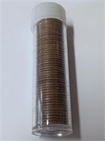 Plastic Tube of 1936 Wheat Pennies