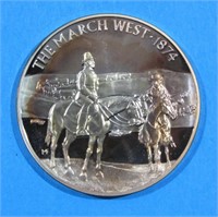 Sterling Silver RCMP History Medallion 35.2g