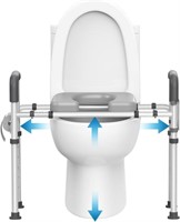 Agrish Raised Toilet Seat With Handles - Width