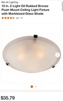 CEILING LIGHT FIXTURE (OPEN BOX, NEW)