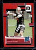 Brock Purdy Rookie Card Red Press Proof 2022