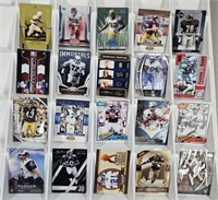 Lot of 20 Different Serial Numbered HOF Football -