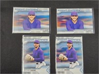 Lot of 4 Dylan Crews Nationals #1 MLB Draft Pick -