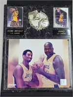 Kobe Bryant & Shaquille O'Neal Lakers Plaque with-