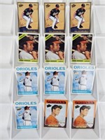 Lot of 12 Topps All Time Fan Favorite Orioles Rip-
