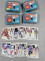 Lot of 4 1991 Score Young Superstars Hockey 40 Ca-
