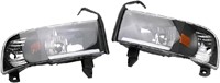 Headlight Assembly Set of 2 Replacement for 1994-2
