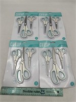 NEW Lot of 4- Cut it Up 3pc Scissors Set