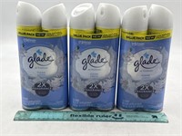NEW Lot of 3-2ct Glade Air Freshener Clean Linen